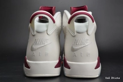 650 Comfortable 6 Jordan 384664-116 Maroon Retro 0822